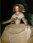 Spain Canvas Paintings - Maria Teresa of Spain (with 'the two watches')